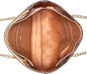 GUESS Factory Женская сумка-тоут с тисненым цветочным принтом и логотипом Aubrianna - Rose Dust