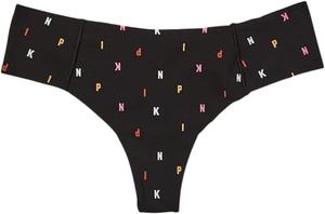 Розовые классические стринги без швов/цвет черный мини Victoria's Secret, Black