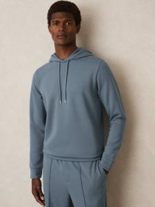 Толстовка fabien с длинным рукавом и замком Reiss, цвет Airforce Blue