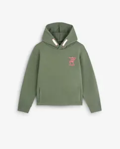 Детская толстовка с капюшоном и кенгуру-карманами Scalpers, зеленый