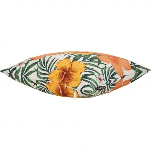 Декоративная подушка Panama Print Rose Mallow Чехол для подушки с печатью с обеих сторон, без наполнителя, 1 штука Done., Bunt + bedruckt