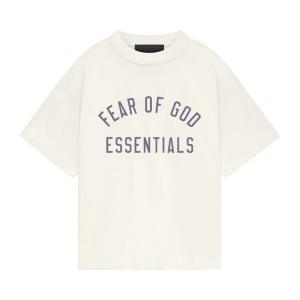 Футболка Fear of God Essentials Tri-Blend Crewneck Tee Shell, кремовый