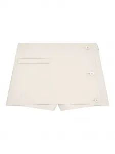 Короткие шорты с пуговицами Courrèges, нейтральный