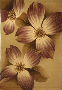 Ковер SAFAVIEH, 153 x 244 см, Mandarin Collection, ассорти, ручной работы цветочный из шерсти, идеален для помещений с высокой проходимостью в гостиной, спальне (MD514A)