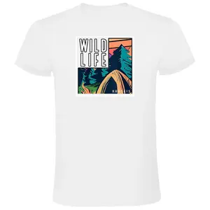 Футболка с коротким рукавом Kruskis Wild Life Frame, белый