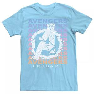 Мужская футболка Avengers: Endgame с градиентным логотипом Shatter Marvel