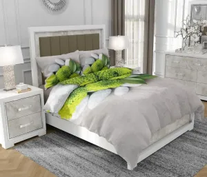 Постельное белье 140х200 см + 2х70х80 см, комплект из 3 предметов, 100% хлопок, сатин, молния, разноцветное - | So.0290 SOVIO