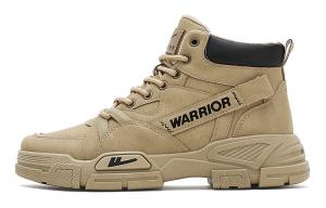 Воинственный модный рабочий стиль высокие ботинки мартин унисекс, хаки (поворотная пряжка)