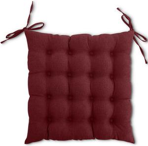 Подушка на стул wometo бордо, 40/40/4 см
