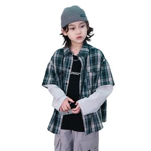 Детская повседневная рубашка с лацканом Moderate EASTERN CAMEL, зеленый