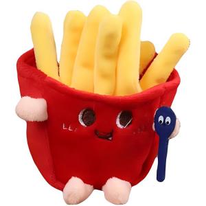 Рюкзак Cartoon, брелок-кукла плюшевый с бургером и картошкой фри, высота 9см GUAIGUAIXIONG