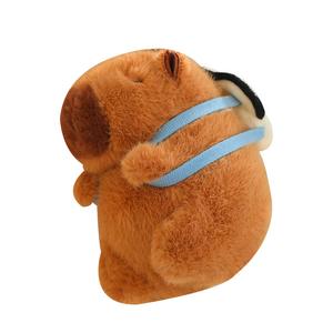 Плюшевая игрушка милый капибара с сюрпризом, высота 12см/23см/33см MERCONSER