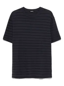 Футболка в полоску Zegna, синий