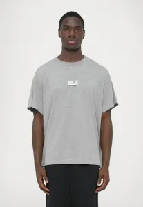 Простая футболка Mm6 Maison Margiela, Light Grey Melange