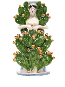 Керамический подсвечник, 25х15 см, Les-Ottomans, зеленый