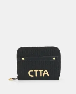 Зеленый кошелек Caminatta, черный