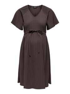 Only Maternity Платье 'OLMPetris' в коричневом цвете