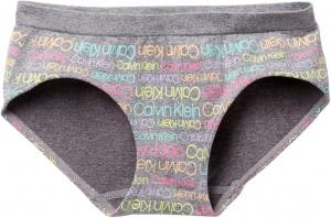 Бесшовные трусы-хипстеры Calvin Klein для девушек, Ck Grey Print(U7105)/Rainbow