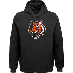 Черная толстовка с капюшоном Youth с логотипом Cincinnati Bengals Outerstuff