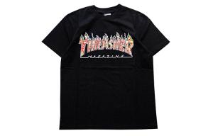 Футболка Japan Version Unisex черная Thrasher, черный