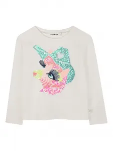 Толстовка с пайетками и графичным принтом Billieblush, нейтральный