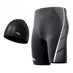 Купальный комплект polyamide elastane для бассейна мужской black ANTA, Set (Swimming Shorts 2407+Swimming Cap 1408)