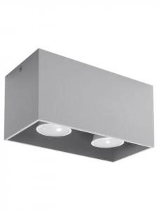 Nice Lamps Потолочный светильник GEO MAXI серого цвета, высота 10 см