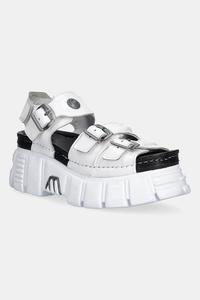 Кожаные сандалии CHAROL ARRUGADO New Rock, белый