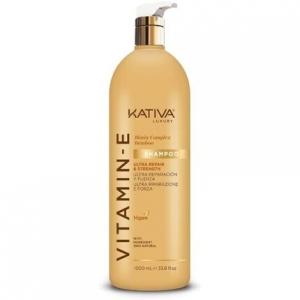 Шампунь с витамином Е, биотином и бамбуком, 1000 мл Kativa