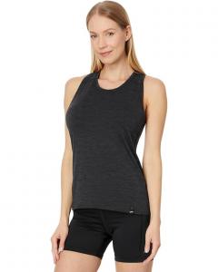 Майка Brooks Luxe Tank, цвет Heather Deep Black
