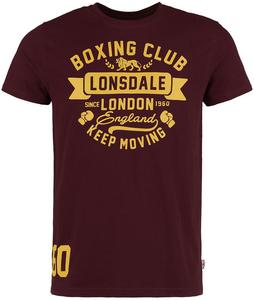 Футболка Lonsdale London GRUTING, бордо