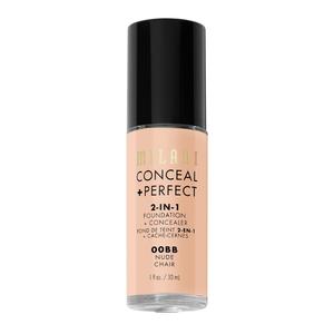 Тональный крем для лица conceal + perfect 2in1 Milani, 00bb - nude, объем 30 мл