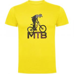 Футболка Kruskis MTB Background, желтый