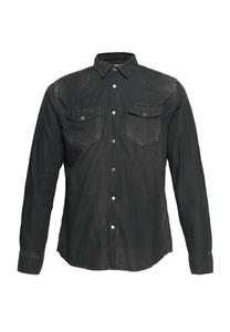 Рубашка на пуговицах классического кроя Le Temps Des Cerises Juanito, черный