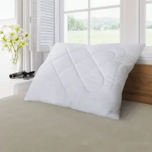 Подушка балансирующая Kvalitex Luxury Plus без молнии 70x90 см 900 г белая KVALITEX