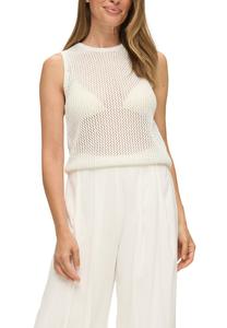 Топ MIT PAILLETTEN s.Oliver BLACK LABEL, молочный