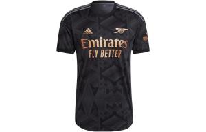 Оригинальная выездная майка Арсенала 22/23 Adidas, черный