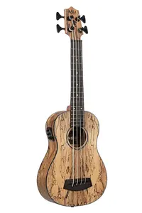 Acoustic Аккустико-электрический бас-гитарный U•BASS Kala Spalted Mango с ладовыми отметками (SP-MNG-FS)