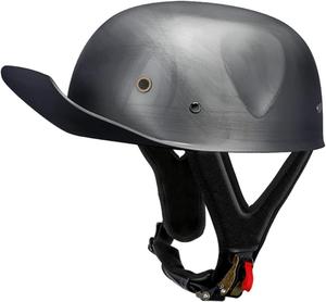 Шлем мотоциклетный CFZWJ в ретро стиле, черный