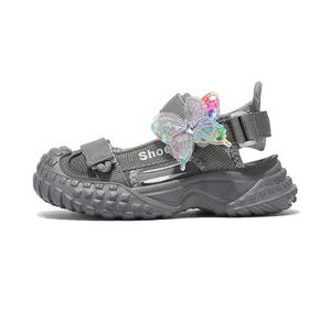 Нескользящие износостойкие низкие детские кроссовки для повседневной носки SHIBU, серый