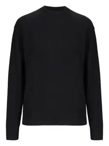 Свитер в рубчик Laneus, черный