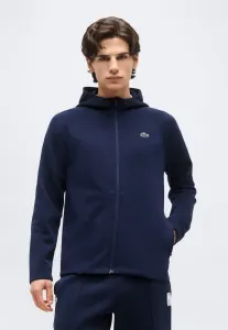 Куртка с капюшоном, классическая толстовка на молнии Lacoste Sport, Navy Blue