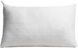 Generic Подушка домашняя вязаная хлопковая с несминаемым наполнителем Onecolor