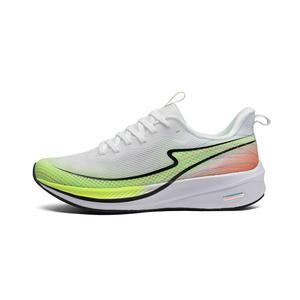 Кроссовки унисекс с низким верхом белого цвета Lpmx, цвет Tangerine Red/Fluorescent Green