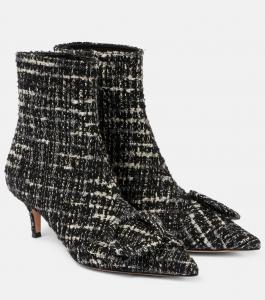 Ботильоны из букле Gianvito Rossi, черный