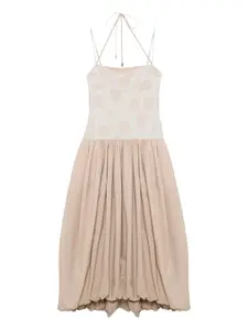 Платье миди Pfeiffer в горошек Simkhai, нейтральный