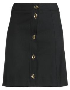 Мини-юбка Ganni, черный