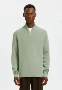 Стрессовый комбинезон с половинной молнией Selected, Aqua Gray