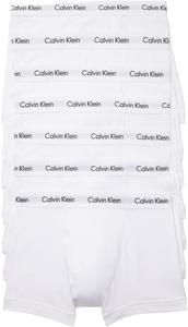 Мужские боксеры Calvin Klein из хлопка и эластичного материала, упаковка 7 шт., 7 White