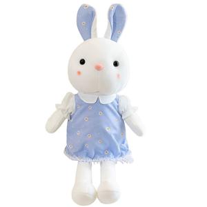 WELTSTON Очаровательная милая плюшевая кукла Bean Bunny в розовом, зеленом и синем цветах, высота 35см/55см/75см